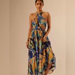 Anthropologie x Alexandra Farmer Printed Maxi Dress